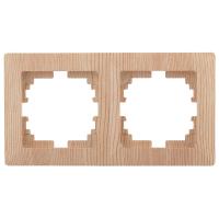 Рамка 2-постовая ЭРА Intro Solo дерево 4-502-11 Б0043416