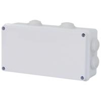Коробка разветвительная Stekker EBX30-04-65, 200*100*70 мм, 8 мембранных вводов, IP65, светло-серая 39556