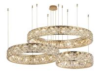 Горизонтальная композиция Newport 8530 из трех колец золото №184 S8530_184G
