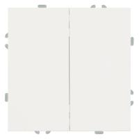 Переключатель двухклавишный Stekker Эмили белый фарфор RSW10-5107-01 49869