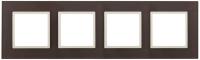 Рамка 4-постовая ЭРА Elegance 14-5104-31 Б0034539