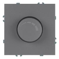 Выключатель диммирующий (механизм), Stekker, 250В, 500W Эмили, RSW10-5106-10, платиново-серый, soft touch 49946