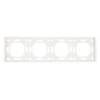 Рамка 4-постовая Stekker Эмили белый фарфор PFR00-5004-01 49887