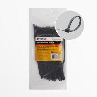 Хомут нейлоновый Stekker NYCT25-150 2,5x150 мм, d пучка max 35 мм, нагрузка 8 кг, черный 32774