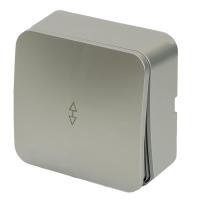 Переключатель одноклавишный Stekker София серебро MSW10-12-03 49388