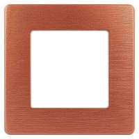 Рамка 1-постовая ЭРА 12 сатин медь 12-5101-14 Б0052507