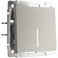 Выключатель одноклавишный с подсветкой (дымчатый) W1210104/ a069448