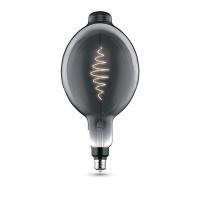 Лампа светодиодная филаментная Gauss E27 8,5W 1800K серая 152802005