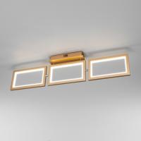 Потолочный светодиодный светильник Eurosvet Maya 90223/3 матовое золото