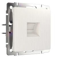 Телефонная розетка Werkel RJ-11 перламутровый рифленый W1182013 4690389172731