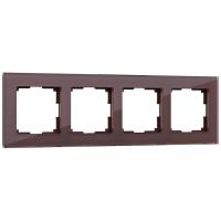 Рамка на 4 поста Werkel Favorit мокко W0041118 4690389160059