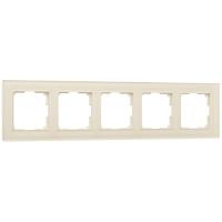 Рамка на 5 постов Werkel Favorit молочный W0051141 4690389183461