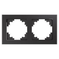 Рамка 2-постовая Stekker Катрин графит GFR00-7002-06 39540