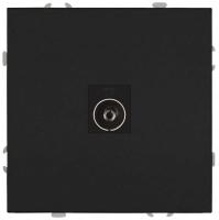 Розетка ЭРА Galaxy 15-3101-05 TV одиночная IP20 антрацит Б0070723