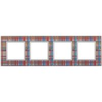 Рамка 4-постовая ЭРА Elegance 14-5104-00 Б0034523