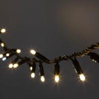 Уличная светодиодная гирлянда ЭРА нить 220V мерцающий теплый белый свет ERAPS-NK3 Б0051886