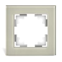 Рамка 1-постовая Stekker Катрин дымчатый GFR00-7001-07 49031