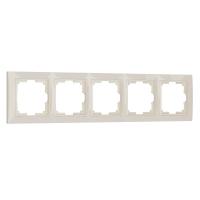 Рамка Werkel Snabb Basic на 5 постов слоновая кость W0052003 4690389161469