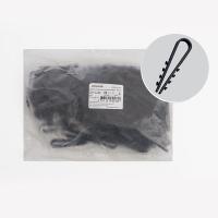 Дюбель-хомут для круглого кабеля (5-10мм), Stekker DCL00-05-10, полипропилен, черный (100шт.) 39334