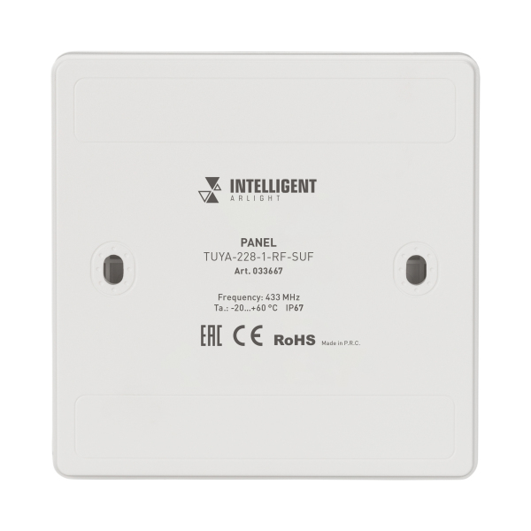 Панель управления Arlight Tuya-228-1-RF-Suf 033667