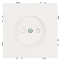 Розетка 2P Stekker Эмили со шторками белый фарфор RST16-5109-01 49876