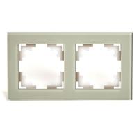 Рамка 2-постовая Stekker Катрин дымчатый GFR00-7002-07 49033