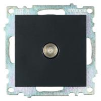 ТВ-розетка Stekker Катрин черный GLS00-7108-05 39614