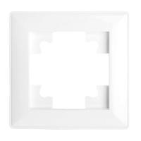 Рамка 1-постовая Stekker Катрин белый PFR00-7001-01 39792