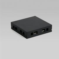 Соединитель четырёхсторонний для накладного шинопровода Elektrostandard Flat Magnetic 85003/00 черный a063738