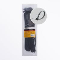 Хомут нейлоновый Stekker NYCT36-300 3,6x300 мм, d пучка max 80 мм, нагрузка 18 кг, черный 32782