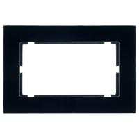 Рамка 2-модульная Stekker Катрин черный GFR00-7012-05 39571