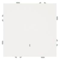 Выключатель одноклавишный Stekker Эмили с подсветкой белый фарфор RSW10-5101-01 49863