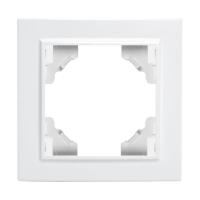 Рамка 1-постовая Stekker Эрна белый PFR00-9001-01 39623