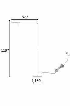 Торшер Lucide Bergamo-led 12719/06/12 Торшер Lucide Bergamo-led 12719/06/12