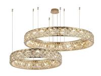 Горизонтальная композиция Newport 8530 из двух колец золото №183 S8530_183G