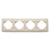 Рамка 4-постовая Stekker Эрна слоновая кость PFR00-9004-02 39243