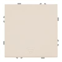 Выключатель 1-клавишный самовозвратный (механизм), Stekker, 250В, 10А Эмили, RSW10-5112-08, кашемир, soft touch 50364