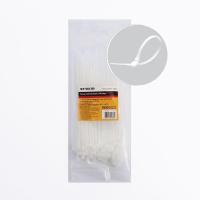 Хомут нейлоновый Stekker NYCT25-150 2,5x150 мм, d пучка max 35 мм, нагрузка 8 кг, белый 32773