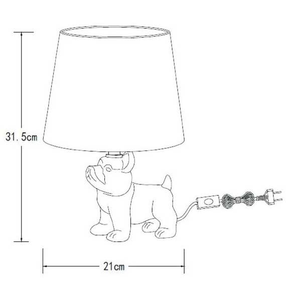 Настольная лампа Lucide Extravaganza Sir Winston 13533/81/30