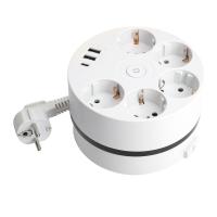 Удлинитель Stekker Comfort 5гн 2USB+С 2,5м с/з Comfort HM10-51-01 49591