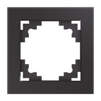 Рамка 1-постовая Stekker Катрин графит GFR00-7001-06 39539