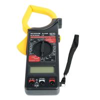 Клещи токоизмерительные, 1999 отсчетов, батарея крона, ручная регулировка, черный/желтый MTM M266 49996