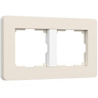 Рамка Werkel Split на 2 поста айвори/белый W0023066 4690389206054