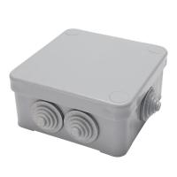 Коробка разветвительная Stekker EBX10-37-44, 93*93*45мм, 250/380В, 10А, 7 вводов, IP44, светло-серая (КЭМ 5-10-7 (П)) 39252