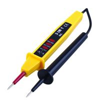 Тестер ступенчатой индикации напряжения STEKKER TST500-2  контактный двухполюсной до 500V, желтый