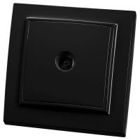 ТВ-розетка Stekker Эрна черный PST00-9008-03 39476