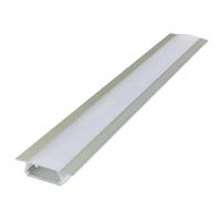 Профиль встраиваемый с рассеивателем серебро 1м.  Apeyron 08-06