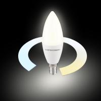 Умная лампа Свеча  LED C37 Е14 7W 3300К-6500К CCT+DIM (BLE2779) Elektrostandard a071005
