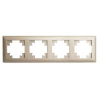 Рамка 4-постовая Stekker Катрин шампань PFR00-7004-02 39805