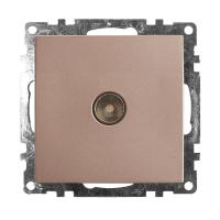 ТВ-розетка Stekker Катрин шампань GLS00-7108-02 39600